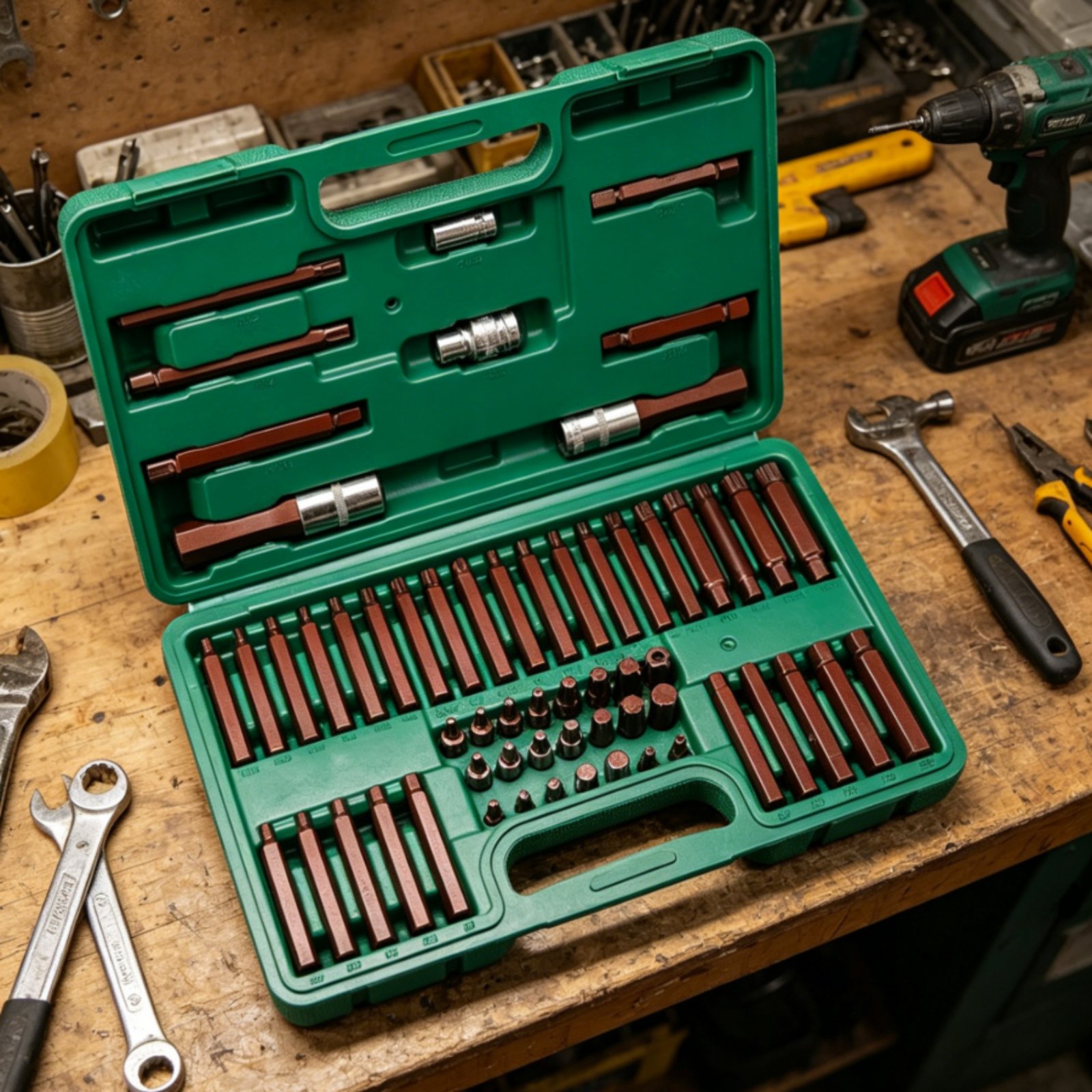 Auto Repair Shops - 60 Buah Set Bit Star Drive