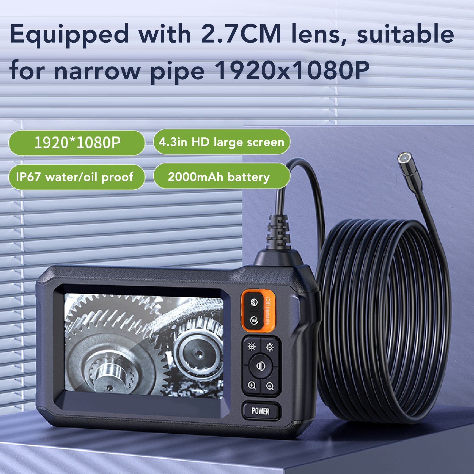 Endoscope Inspection Camera - Kamera Inspeksi HD 1080P, Kamera Endoskop