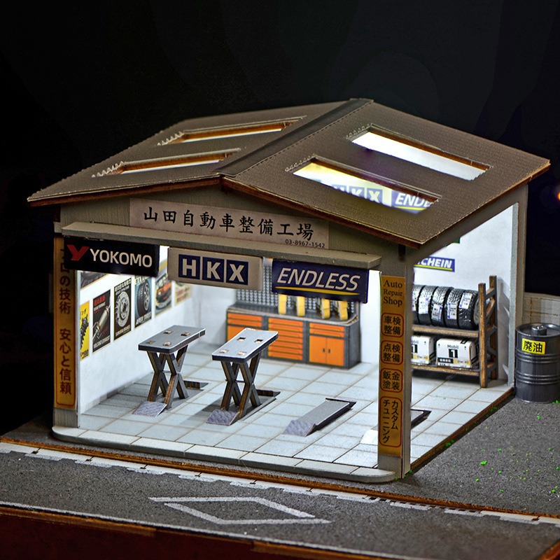 Kit Diorama Bengkel Perbaikan  - Auto Repair Shops ulasan dan harga