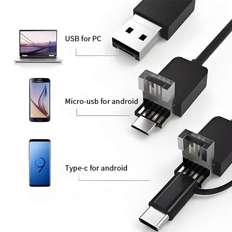 Dearsee 3 in 1 Android USB End - Endoscope Inspection Camera ulasan dan harga