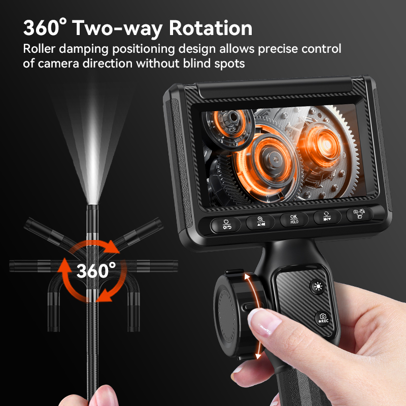 Boreskop Artikulasi Tahan Air  - Endoscope Inspection Camera ulasan dan harga