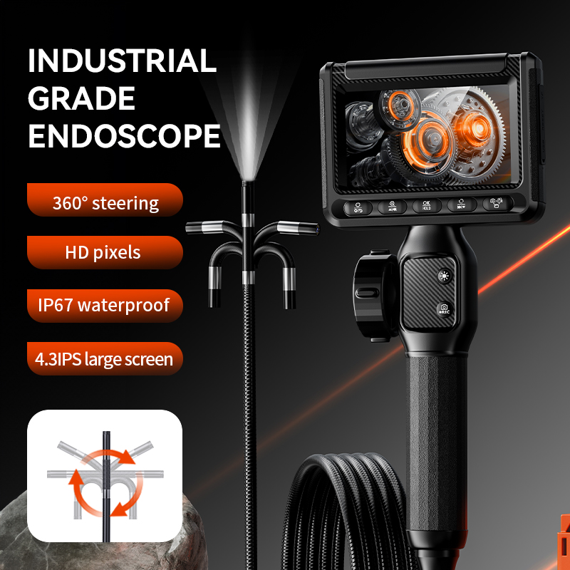 Boreskop Artikulasi Tahan Air  - Endoscope Inspection Camera ulasan dan harga